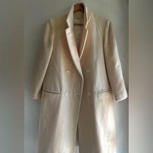 Vintage Wool Coat, Cream